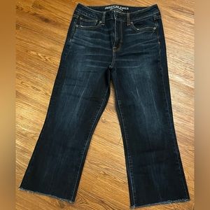 American Eagle high rise kick crop 10 short